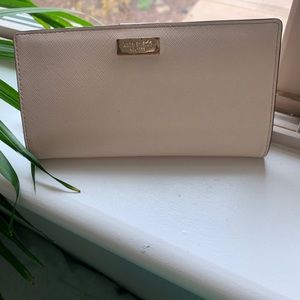 blush pink kate spade stacy wallet